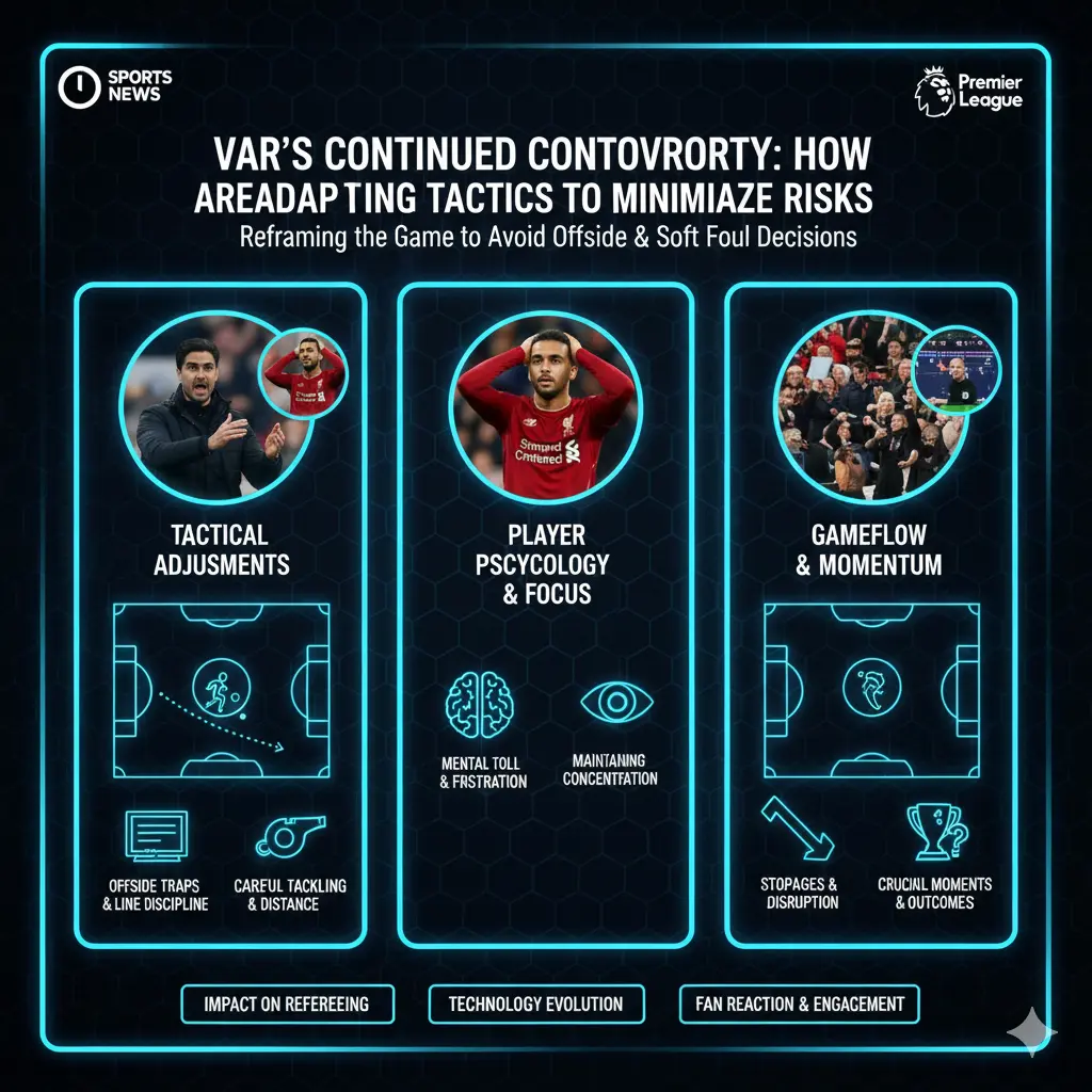 VAR ยังเปลี่ยนเกม ผลกระทบที่ทำให้หลายทีมต้องปรับวิธีการเล่น