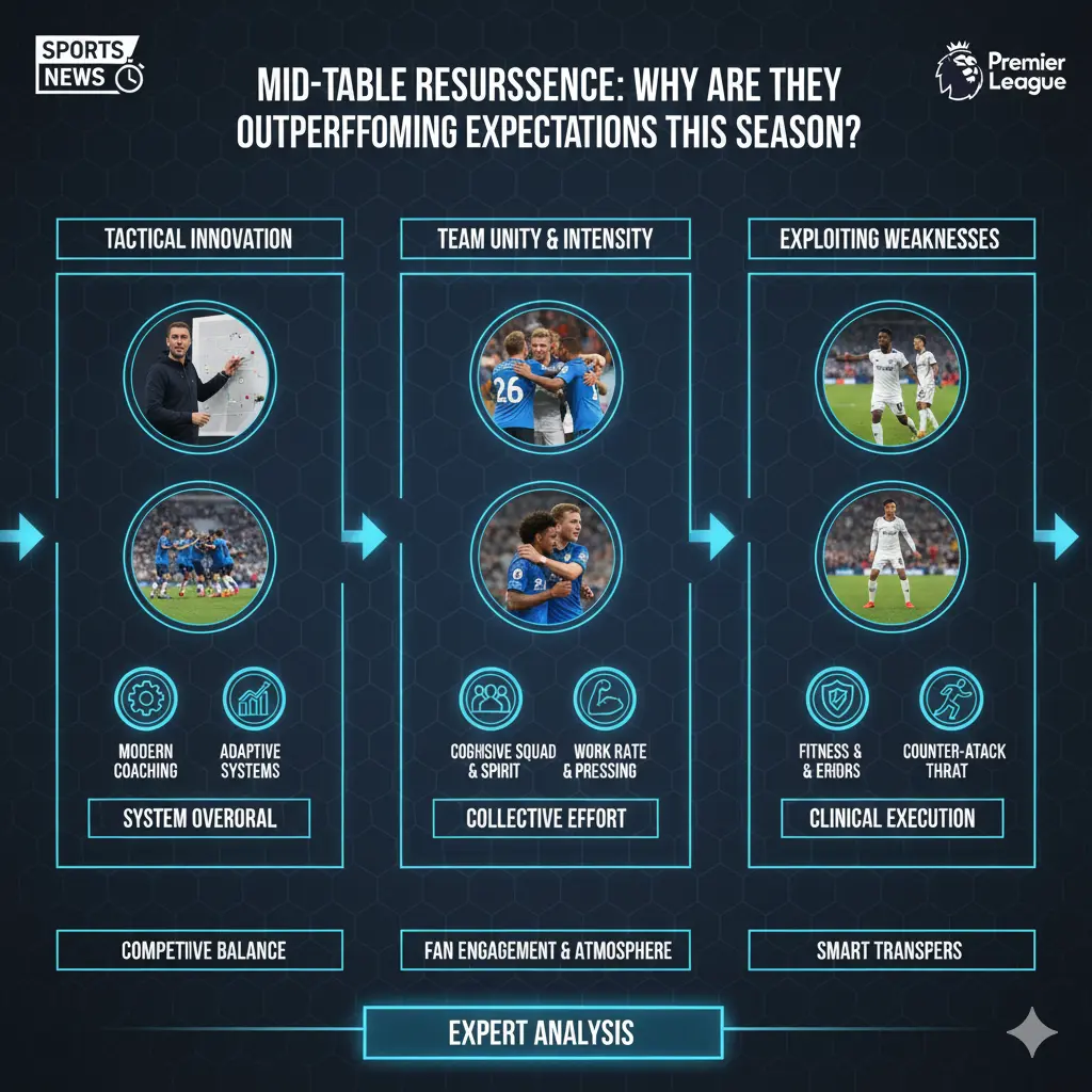 ทีมกลางตารางฟอร์มแรงขึ้นได้อย่างไร เจาะลึกปรากฏการณ์ม้ามืด