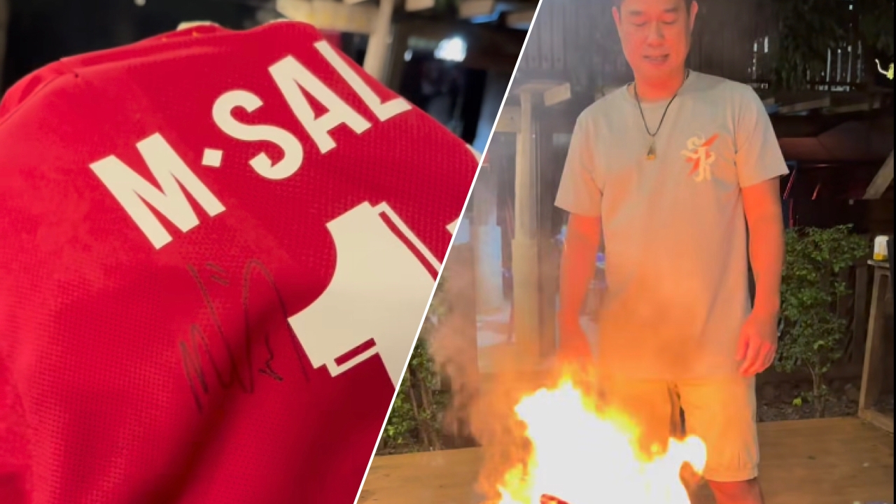 แฟนลิเวอร์พูลเดือด เผาเสื้อซาลาห์ พร้อมร่ายเหตุผล หลังทีมฟอร์มตกหนัก