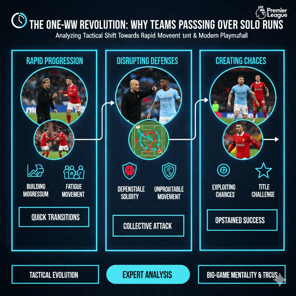 ทำไมฟุตบอลยุคใหม่เน้นต่อบอลหนึ่ง–สองครั้ง วิเคราะห์เทรนด์เกมรุกที่เร็ว