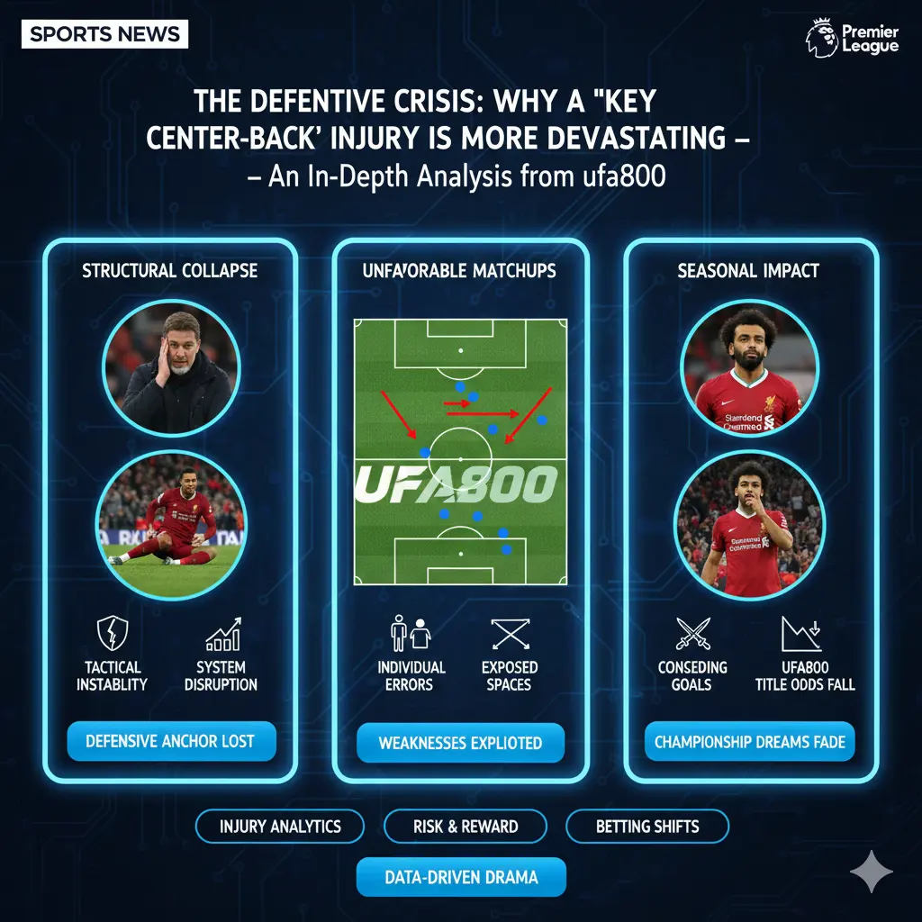 ข่าวกีฬา ผลกระทบหนักเมื่อกองหลังตัวหลักเจ็บ เจาะลึกเหตุผล